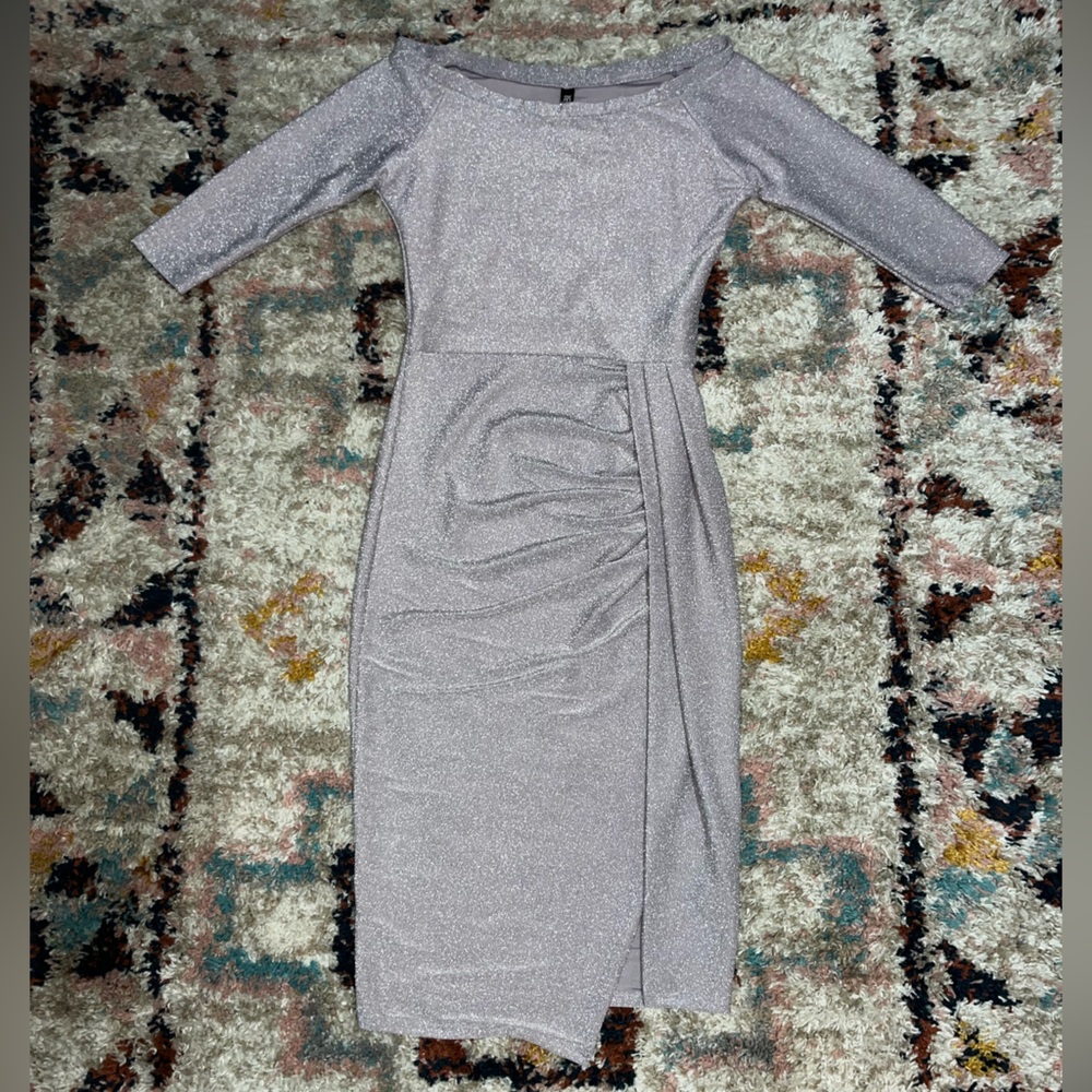 Purple and Silver Dress